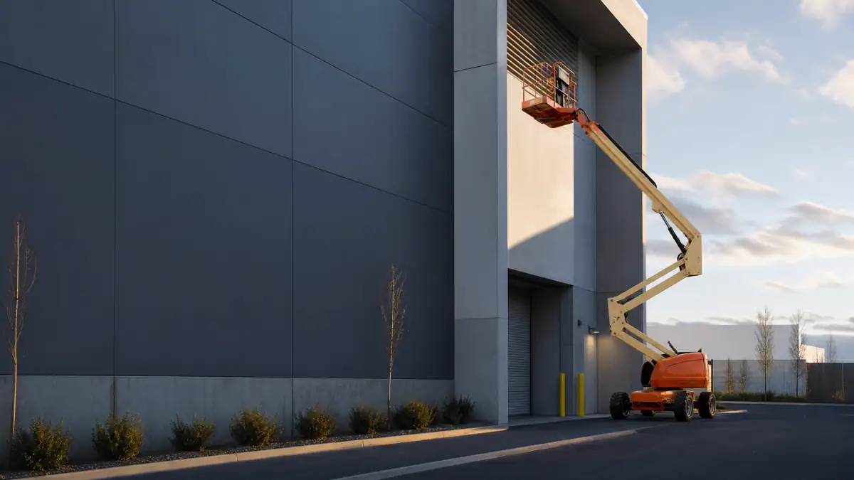 Articulating Boom Lifts jobsite access in Reno