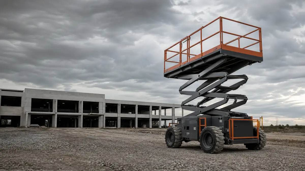 Rough Terrain Scissor Lifts jobsite access in Reno